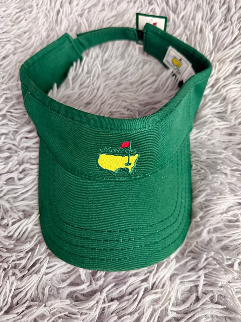 Vtg Masters Golf Visor Green From Augusta National American Needle NWT